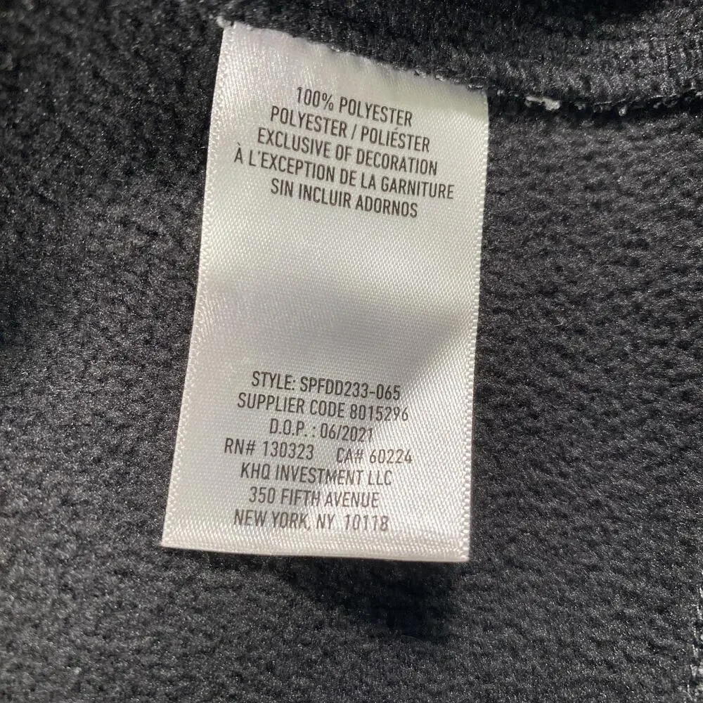 Spyder Jacket Mens Medium Gray Black Fleece Full Zip Colorblock SPFDD233-065